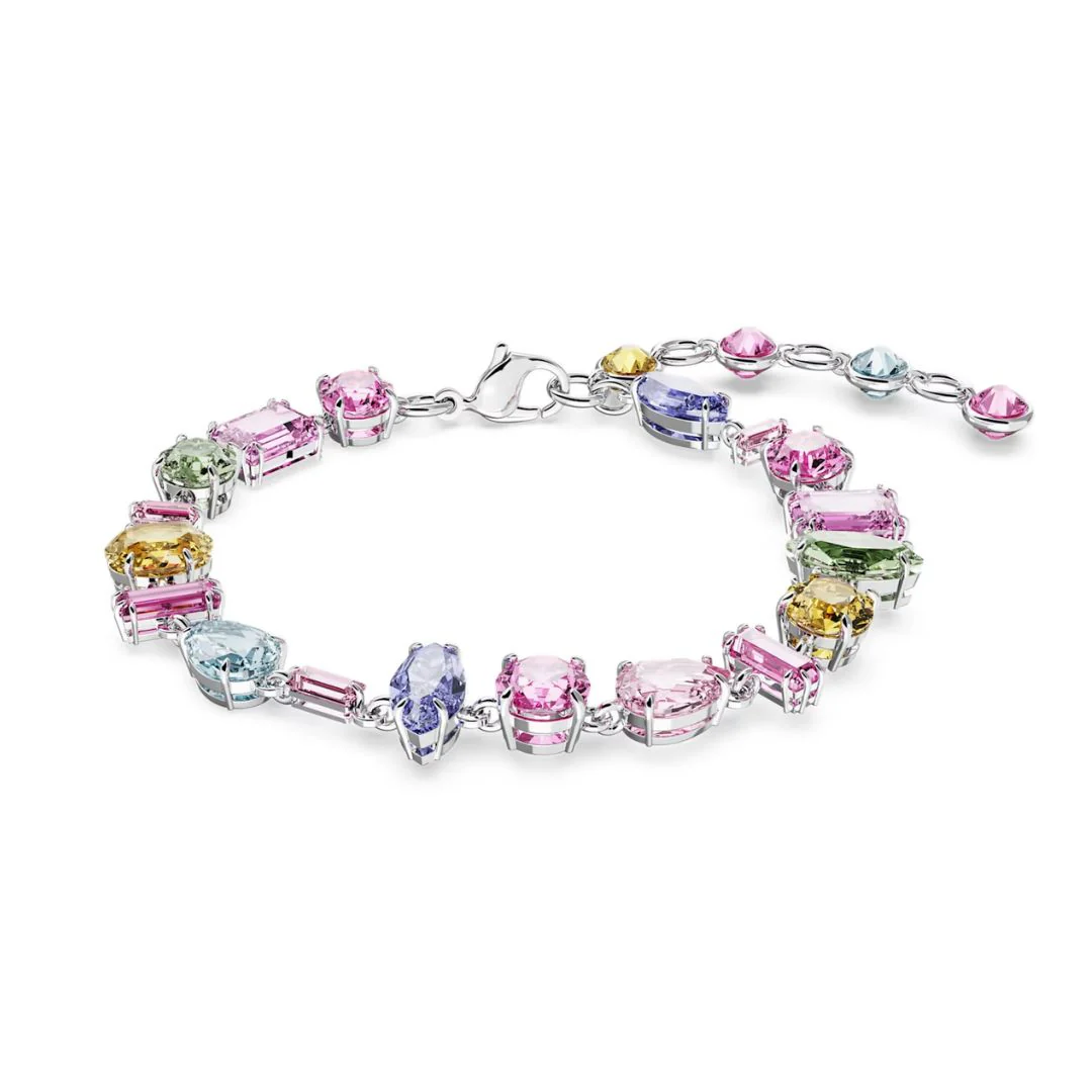 Swarovski Gema rannekoru, vaalea metalli ja eriväriset kristallit, 5656427