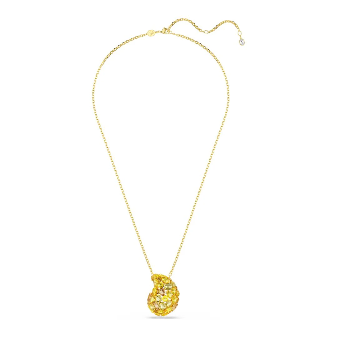 Swarovski Gema riipus ja rintakoru, keltakullanväri ja keltaiset kristallit 5732839 - Image 3