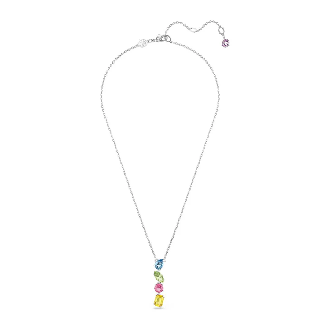 Swarovski Gema Y riipus, vaalea metalli ja eri väriset kristallit 5692421 - Image 2