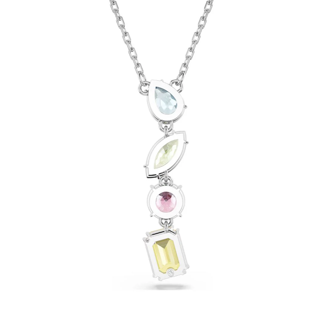 Swarovski Gema Y riipus, vaalea metalli ja eri väriset kristallit 5692421 - Image 3