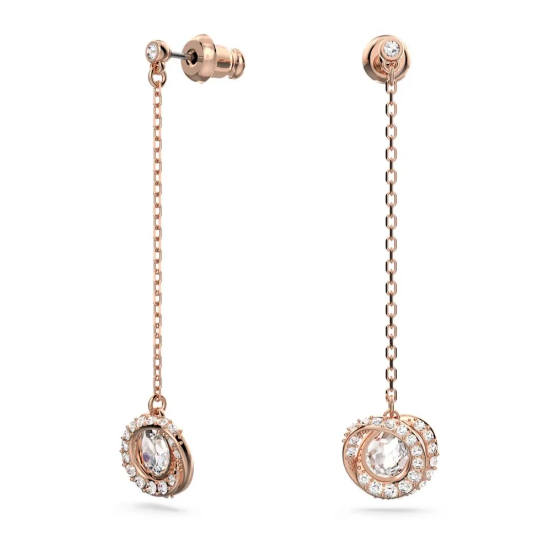 Swarovski Generation korvakorut, ruusukullanväri ja kirkkaat kristallit 5636516
