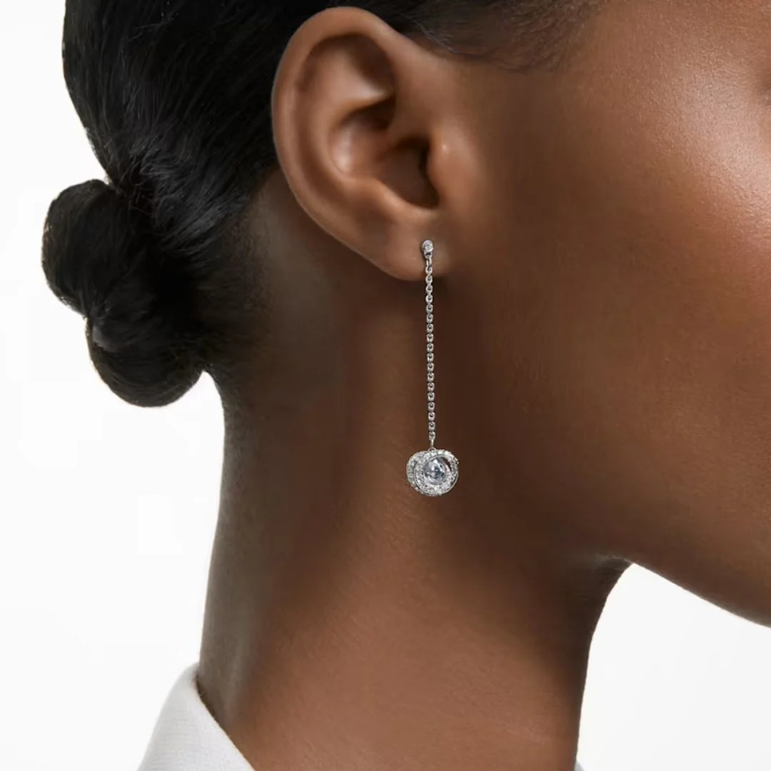 Swarovski Generation korvakorut, vaalea metalli ja kirkkaat kristallit 5636515 - Image 2