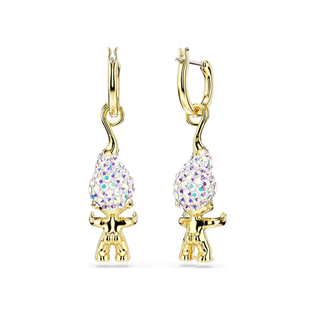 Swarovski Good Luck Troll korvakorut, keltakullanväri ja kirkkaat kristallit 5691944 - Image 4