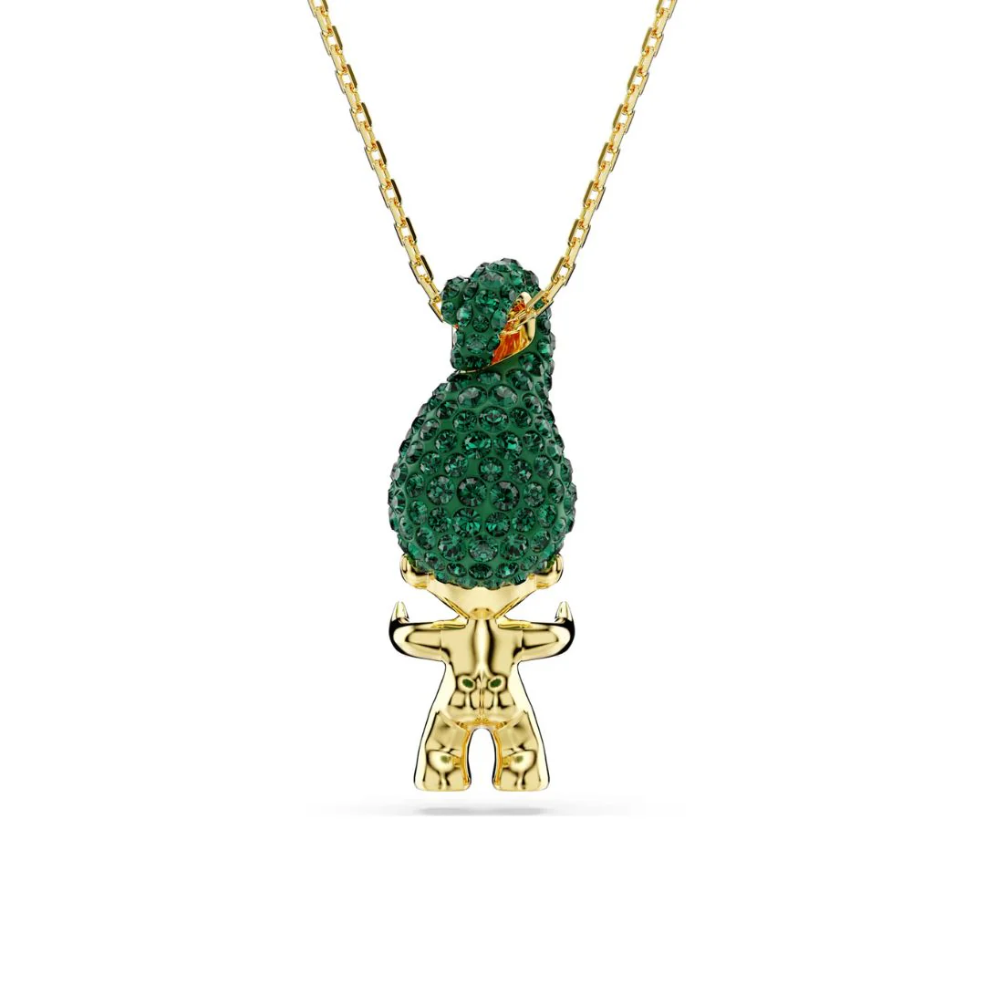 Swarovski Good Luck Troll riipus, keltakullanväri ja vihreät kristallit 5691939 - Image 4