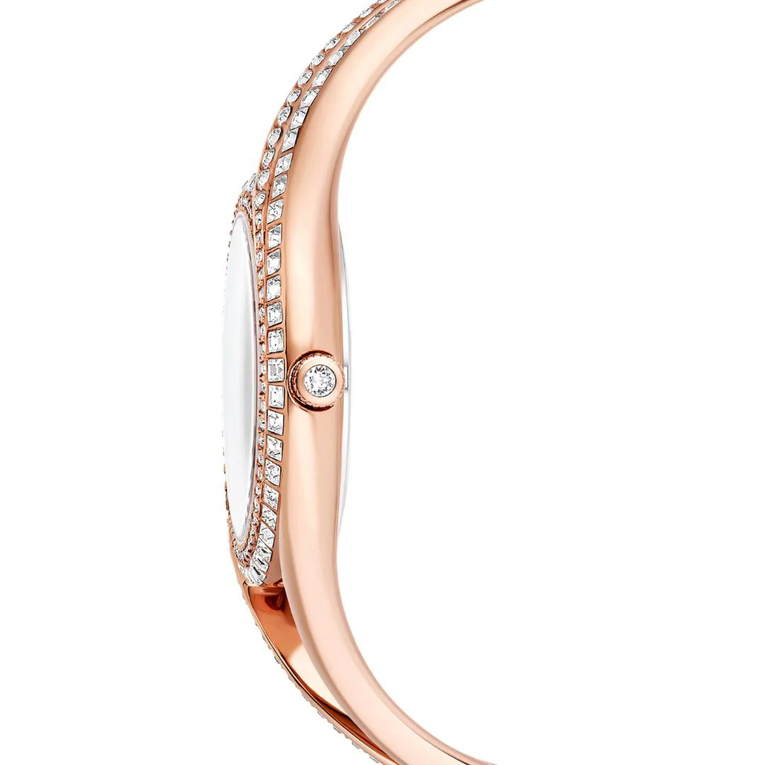 Swarovski Hyperbola bangle rannekello, ruusukullanväri ja kirkkaat kristallit, 5715465 - Image 6