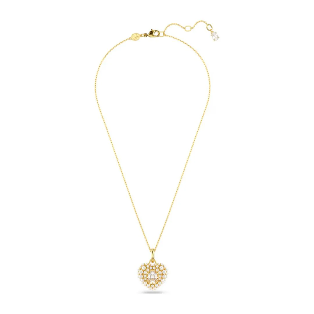 Swarovski Hyperbola Heart riipus, keltakullanväri ja kirkas kristallit, 5680399 - Image 2