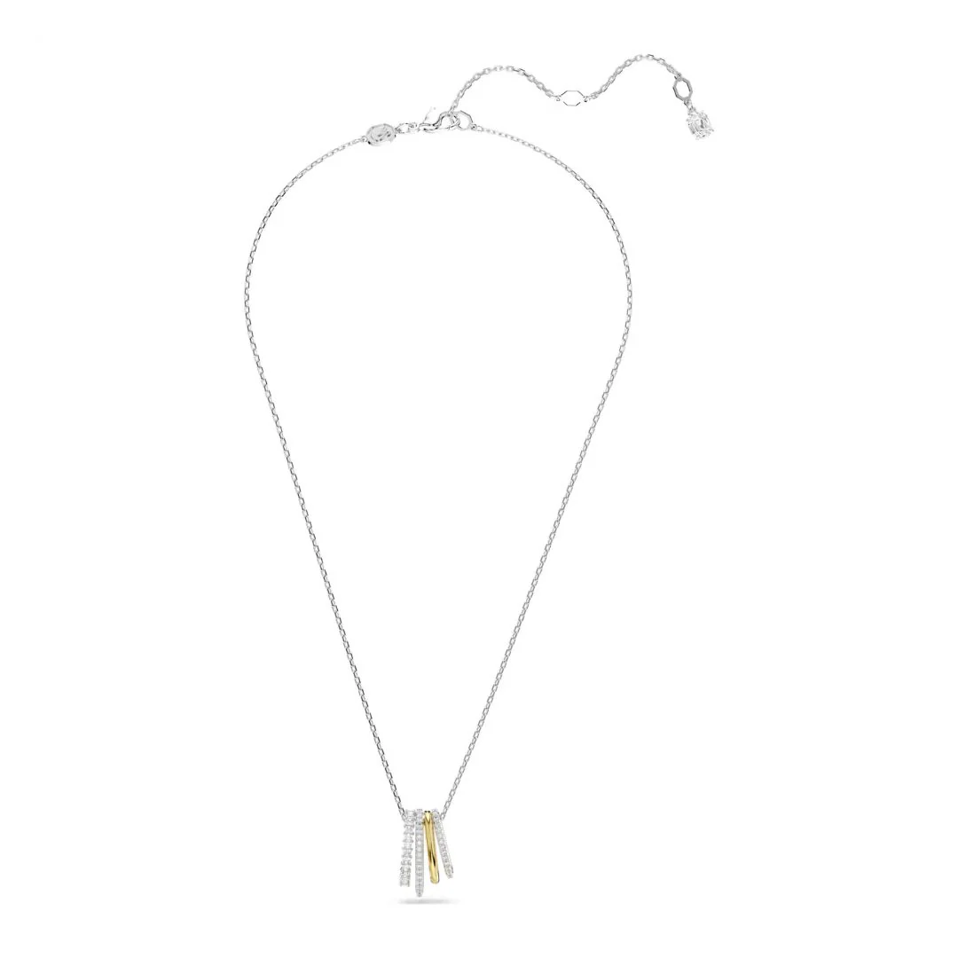 Swarovski Hyperbola riipus, vaalea metalli, keltakullanväri ja kirkkaat kristallit 5696626 - Image 2