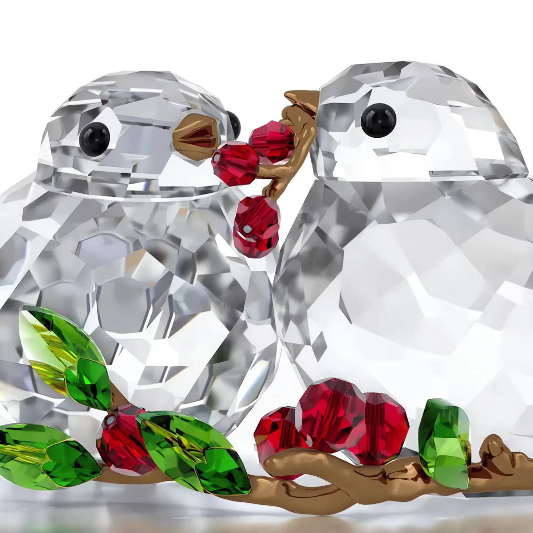 Swarovski Idyllia Bird Couple and Berries kristallikoriste 5701371 - Image 3