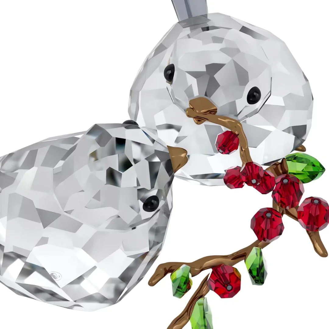 Swarovski Idyllia Bird Couple and Berries kristallikoriste 5701371 - Image 4