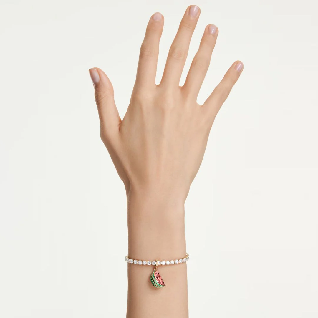 Swarovski Idyllia charm, keltakullattu ja eriväriset kristallit, 5743134 - Image 2
