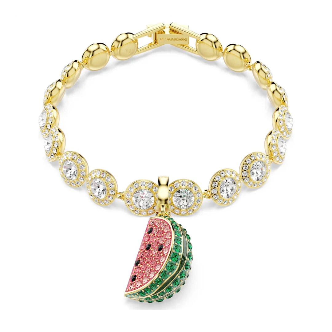 Swarovski Idyllia charm, keltakullattu ja eriväriset kristallit, 5743134 - Image 3