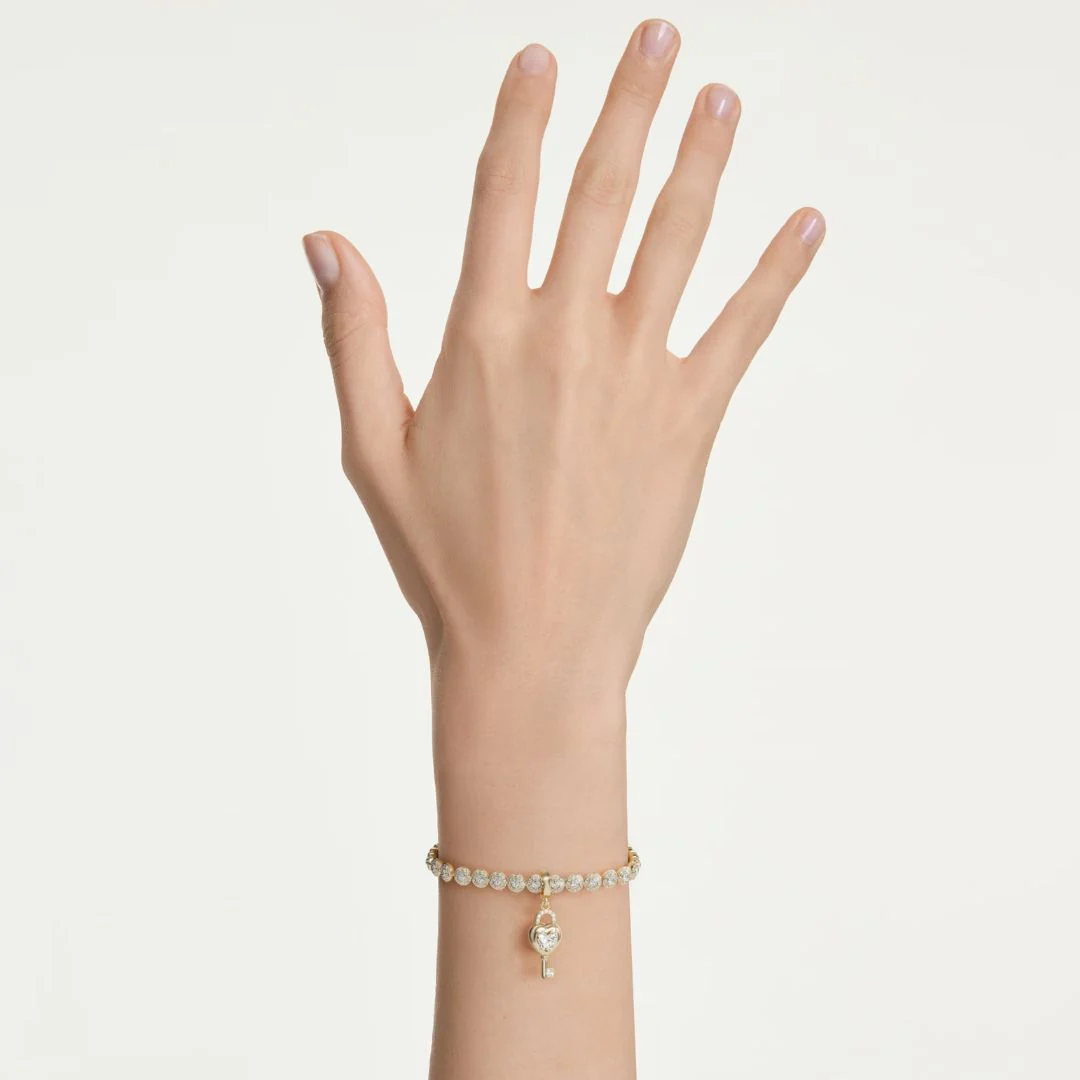 Swarovski Idyllia charm, keltakullattu ja kirkkaat zirkonit, 5742959 - Image 2