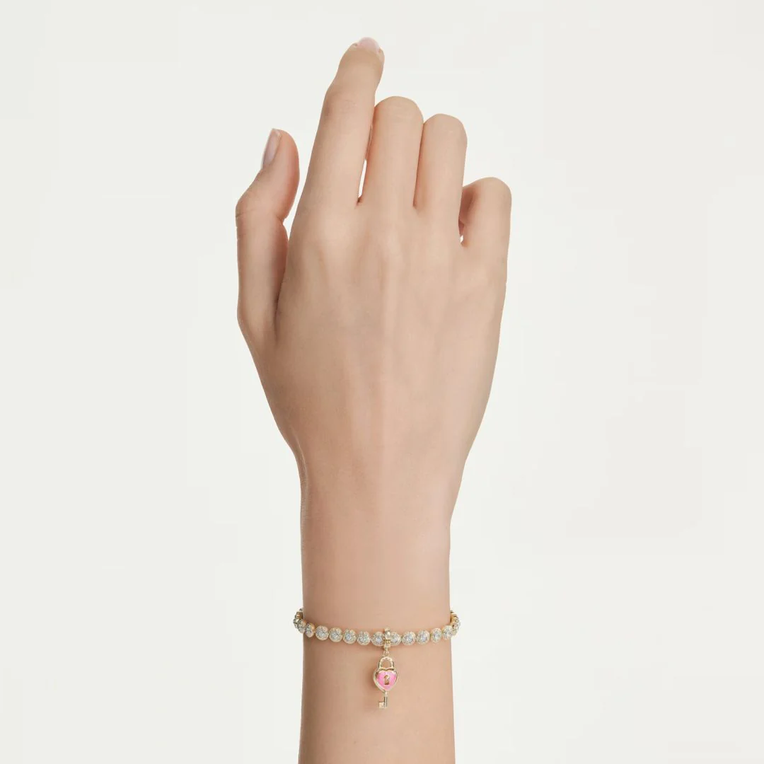 Swarovski Idyllia charm, keltakullattu ja kirkkaat zirkonit, 5742959 - Image 3