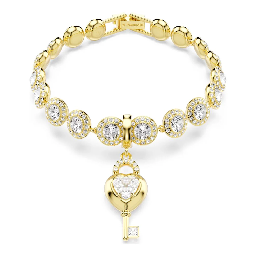 Swarovski Idyllia charm, keltakullattu ja kirkkaat zirkonit, 5742959 - Image 4