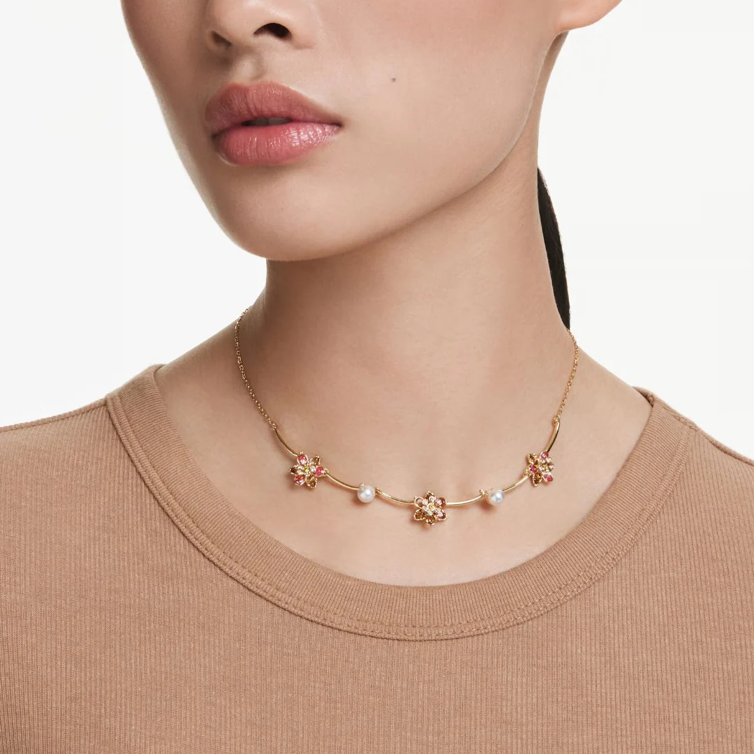 Swarovski Idyllia kaulakoru, keltakullanväri ja eri väriset kristallit, 5732388 - Image 2