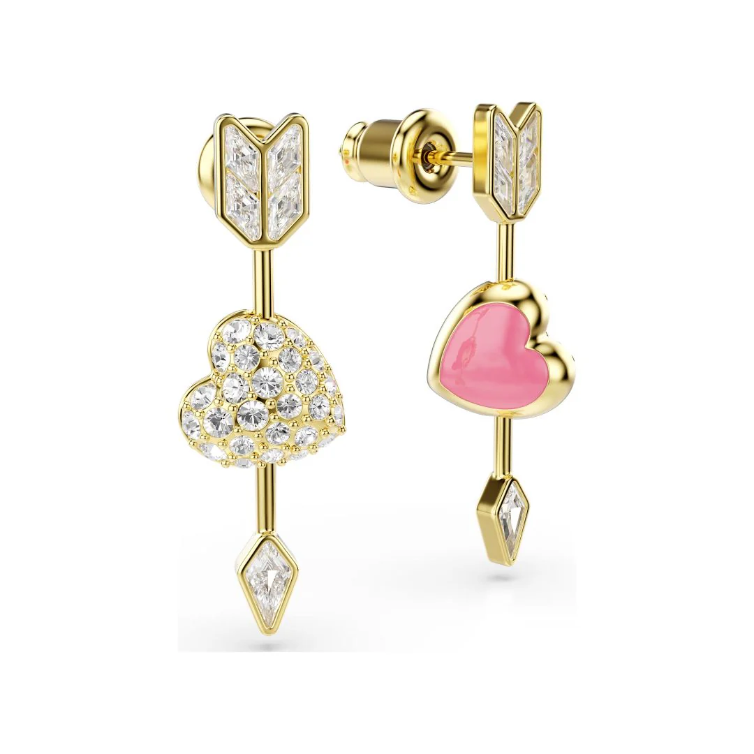 Swarovski Idyllia korvakorut, keltakullattu ja kirkkaat kristallit, 5737295 - Image 3
