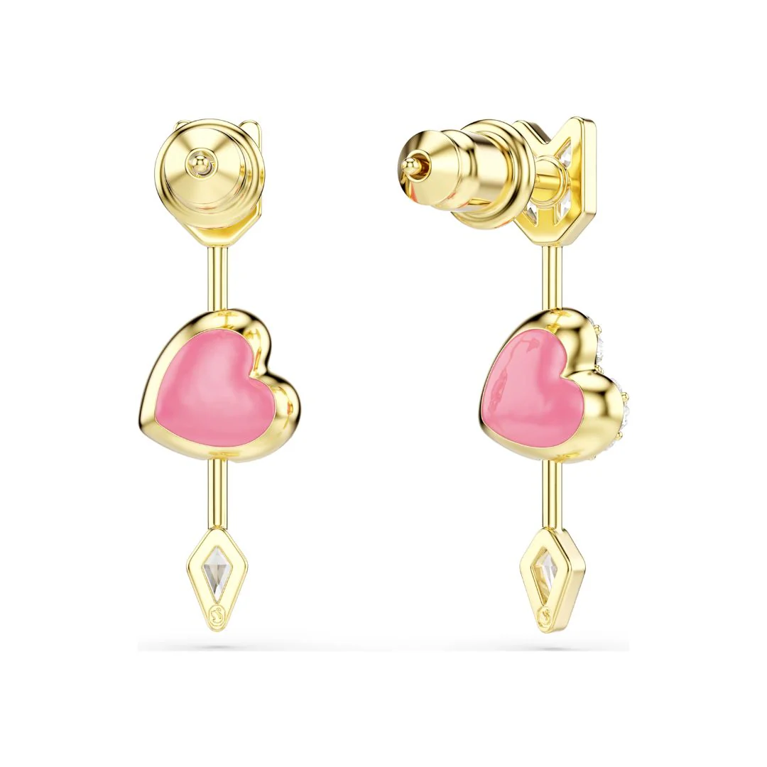 Swarovski Idyllia korvakorut, keltakullattu ja kirkkaat kristallit, 5737295 - Image 4