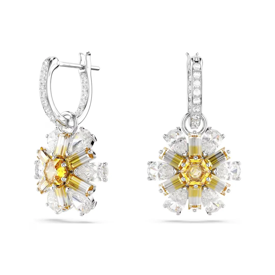 Swarovski Idyllia korvakorut, vaalea metalli ja keltaiset kristallit, 5683243