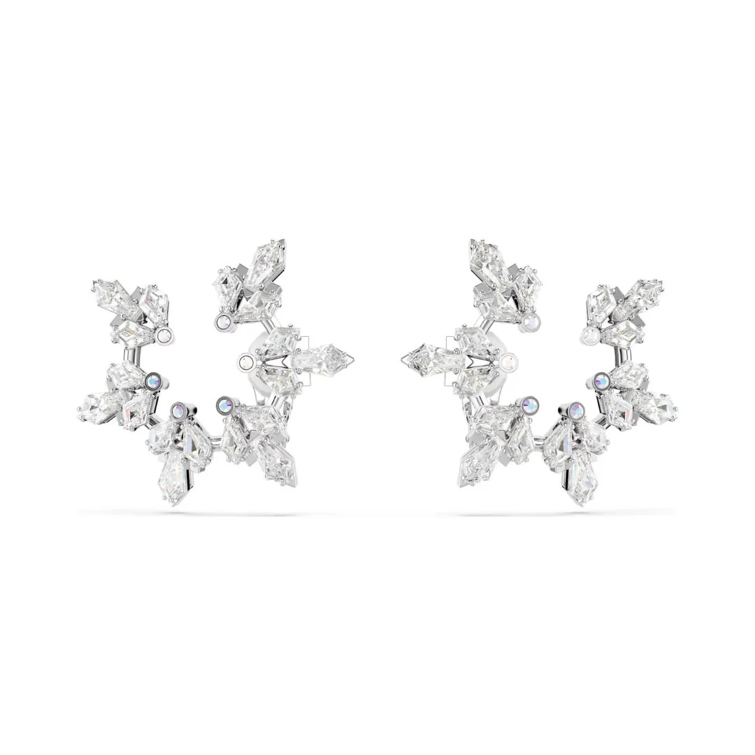 Swarovski Idyllia Clip korvakorut, vaalea metalli ja kirkkaat kristallit, 5692641