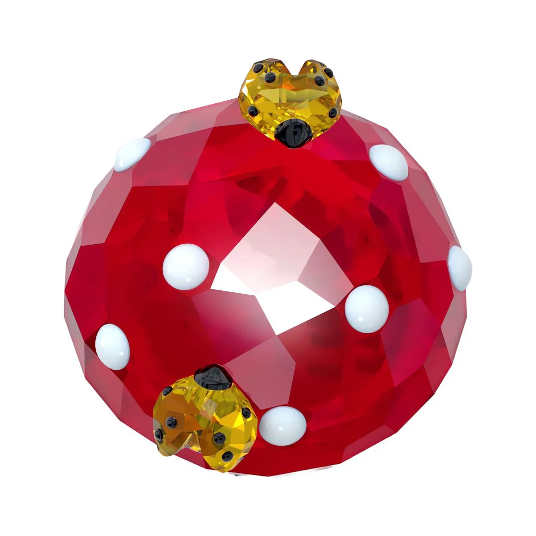 Swarovski Idyllia Mushroom and Ladybugs -kristallikoriste 5683436 - Image 4