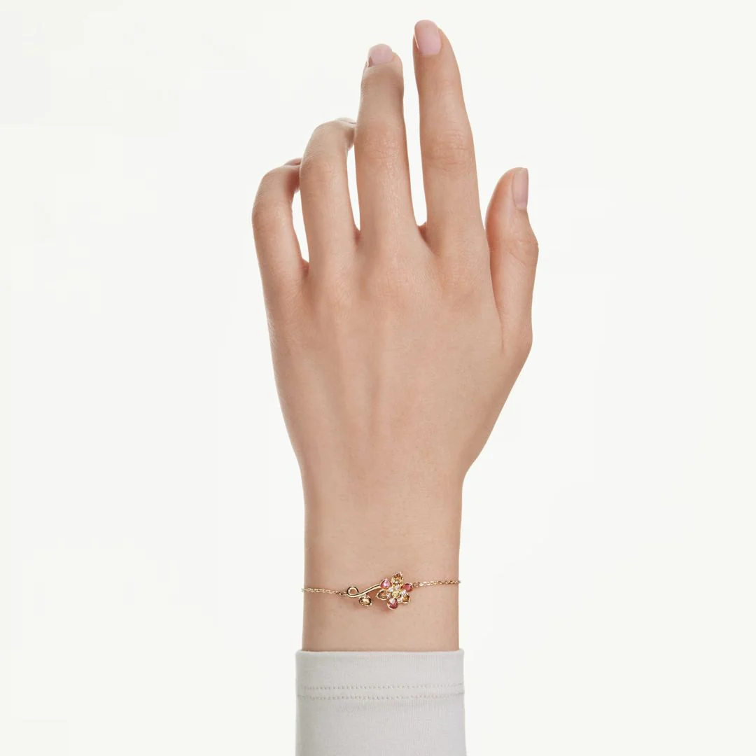 Swarovski Idyllia rannekoru, keltakullanväri ja eri väriset kristallit, 5732423 - Image 5