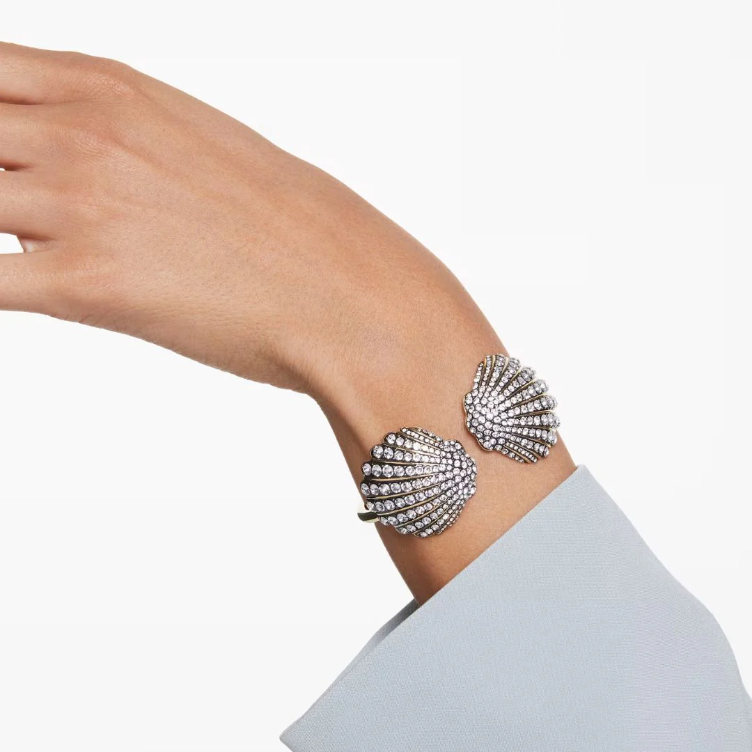 Swarovski Idyllia rannekoru, keltakullanväri ja kirkkaat kristallit - Image 2