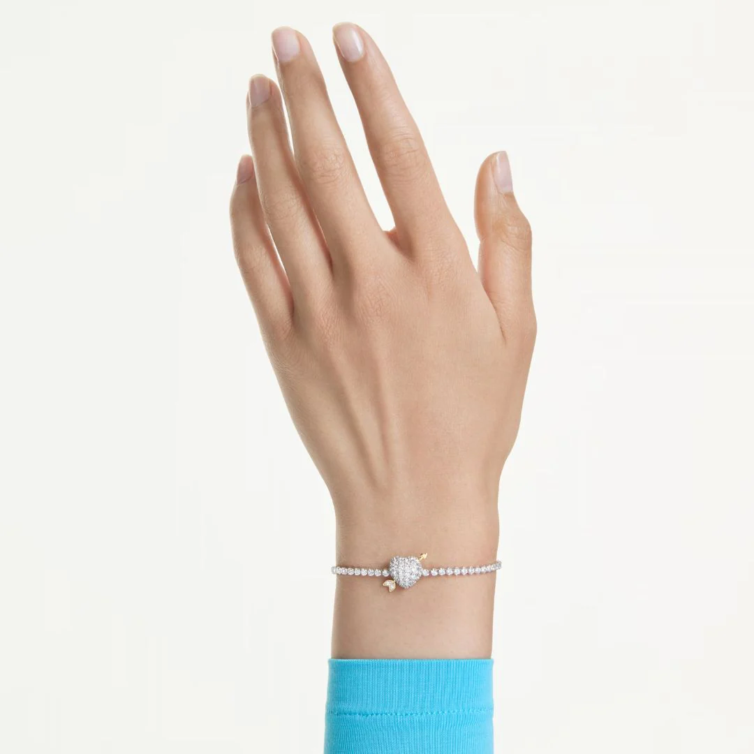 Swarovski Idyllia rannekoru, keltakullattu ja kirkkaat zirkonit, 5742022 - Image 2