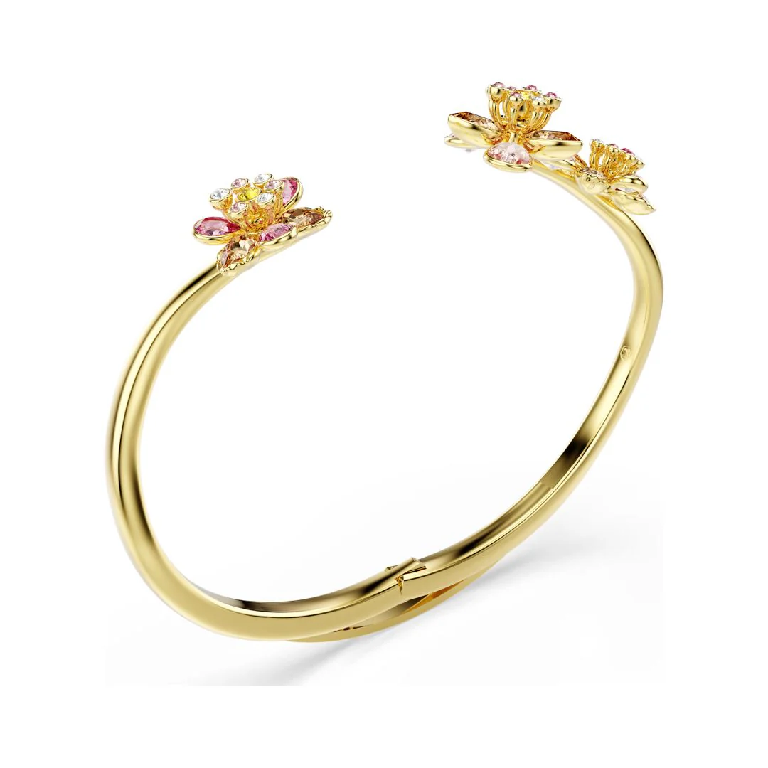 Swarovski Idyllia rannerengas, keltakullanväri ja eri väriset kristallit - Image 3