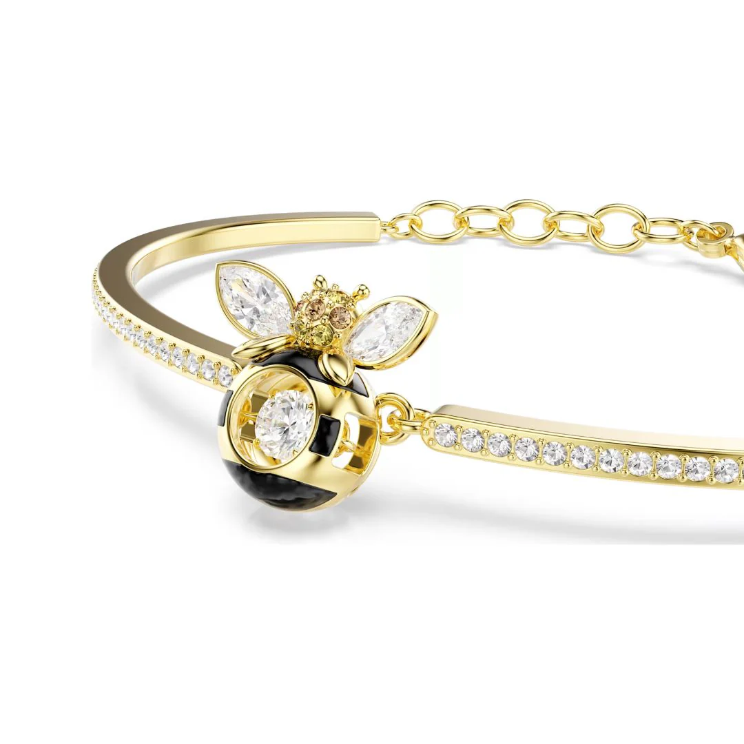 Swarovski Idyllia rannerengas, keltakullattu, kirkkaat zirkonit ja kristallit, 5742679 - Image 3
