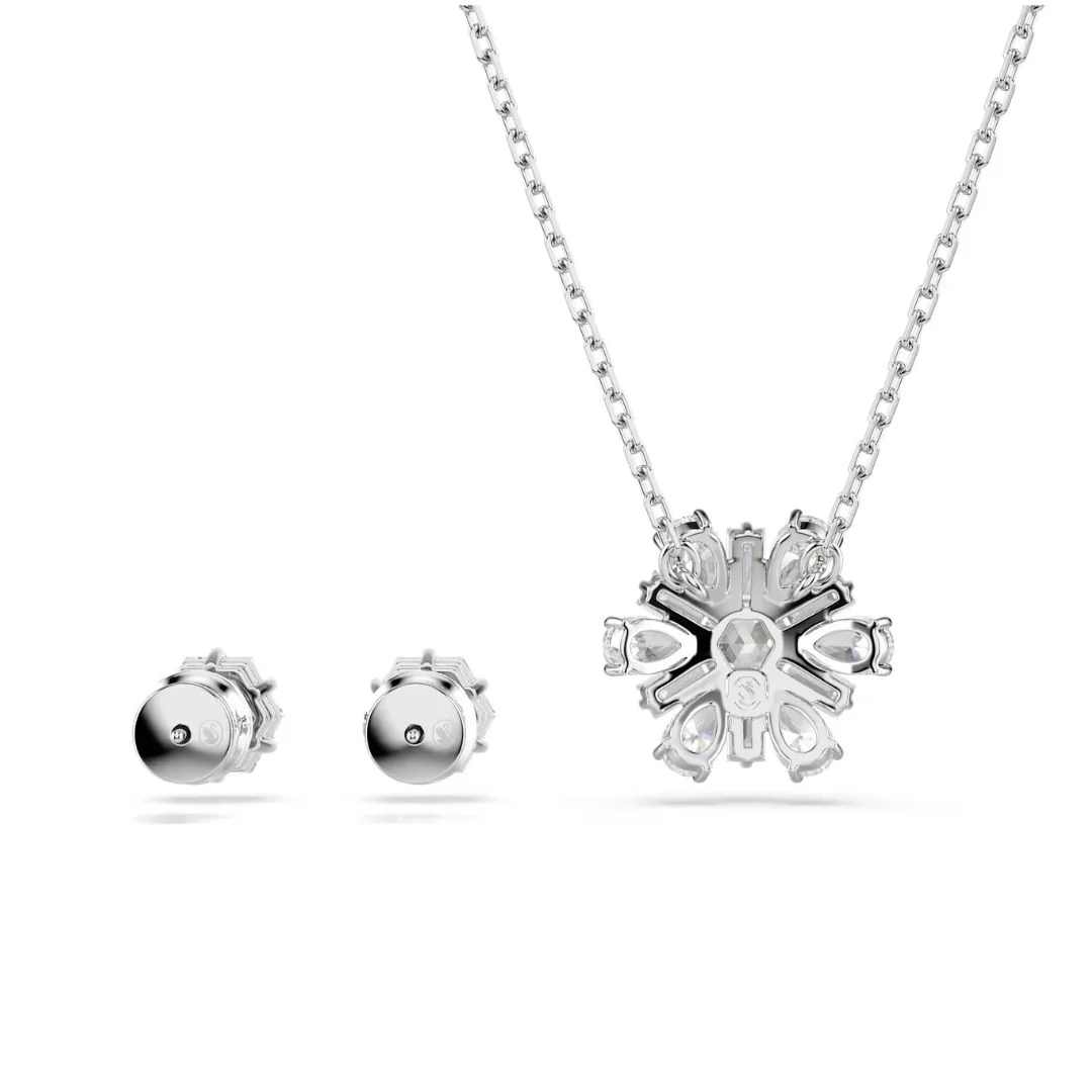 Swarovski Idyllia riipus ja korvakorut, vaalea metalli ja kirkkaat kristallit, 5691486 - Image 4