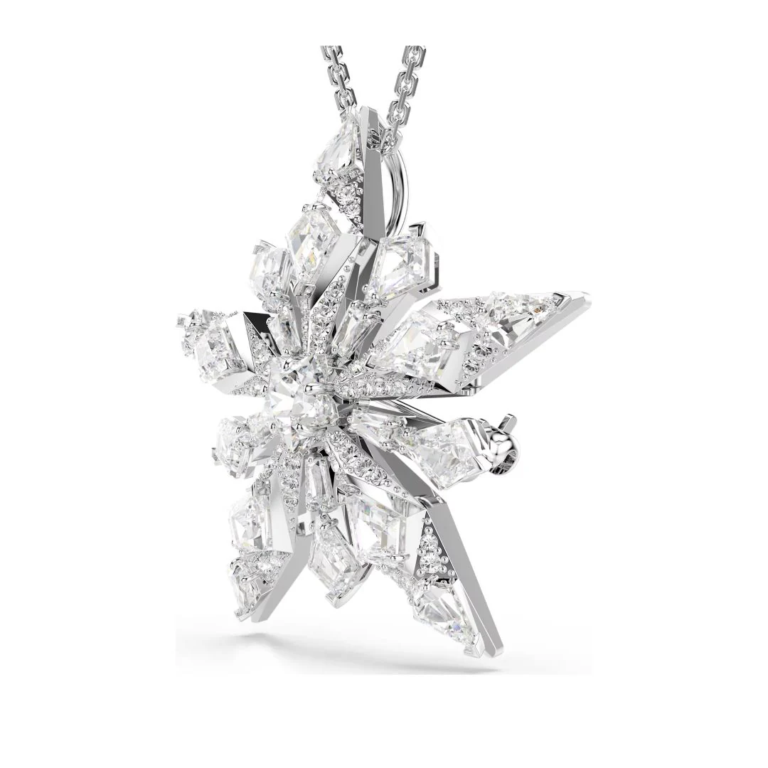 Swarovski Idyllia riipus ja rintakoru, vaalea metalli ja kirkkaat kristallit 5740116 - Image 3