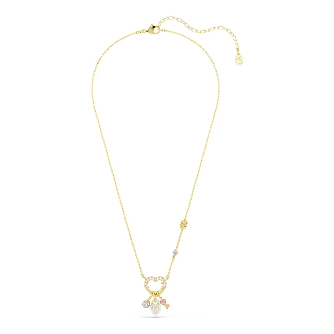 Swarovski Idyllia riipus, keltakullattu, eriväriset kristallit ja zirkonit, 5737290 - Image 4