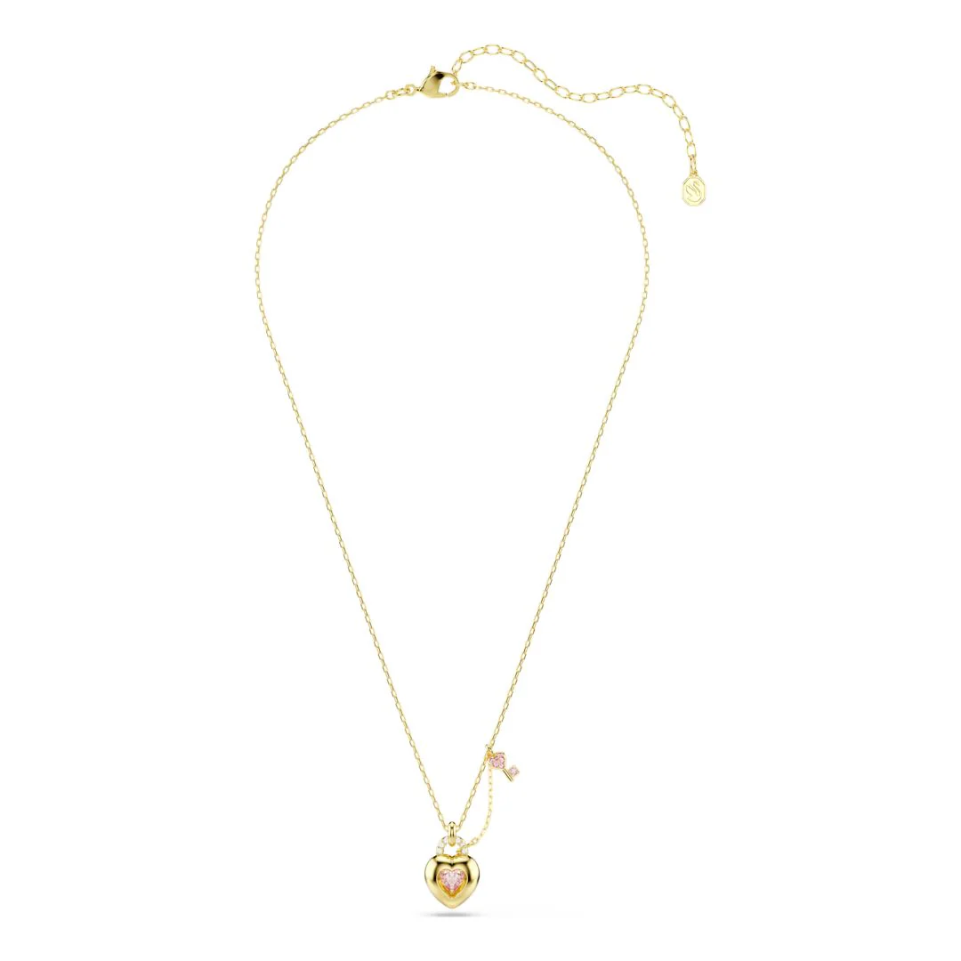 Swarovski Idyllia riipus, keltakullattu ja vaaleanpunaiset kristallit, 5737288 - Image 6
