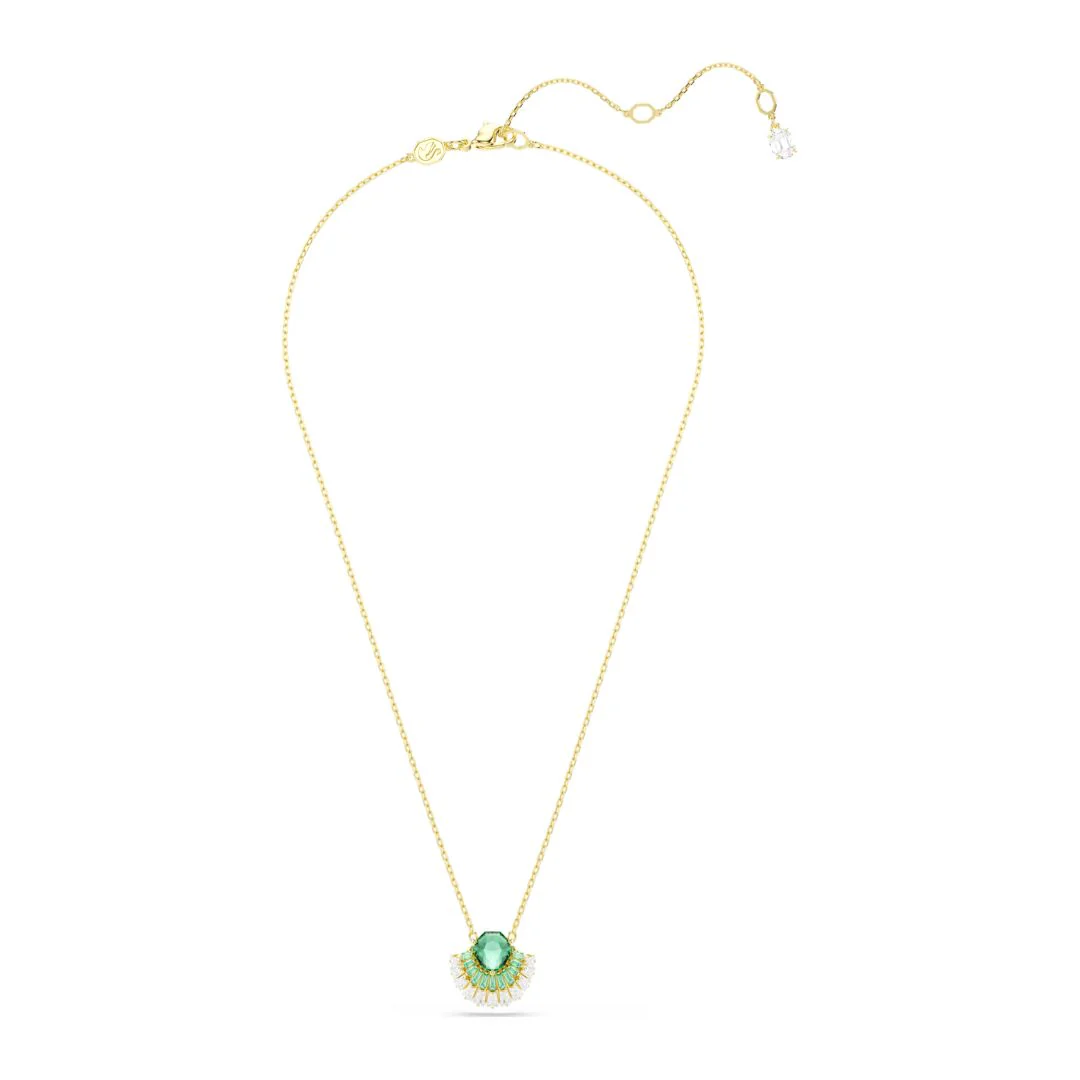 Swarovski Idyllia riipus, keltakullattu, vihreä kristalli ja zirkonit, 5709377 - Image 3