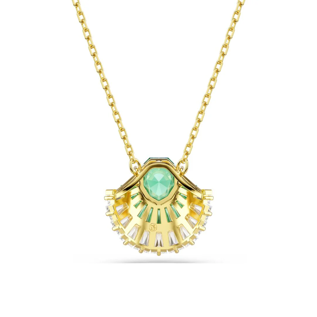 Swarovski Idyllia riipus, keltakullattu, vihreä kristalli ja zirkonit, 5709377 - Image 5