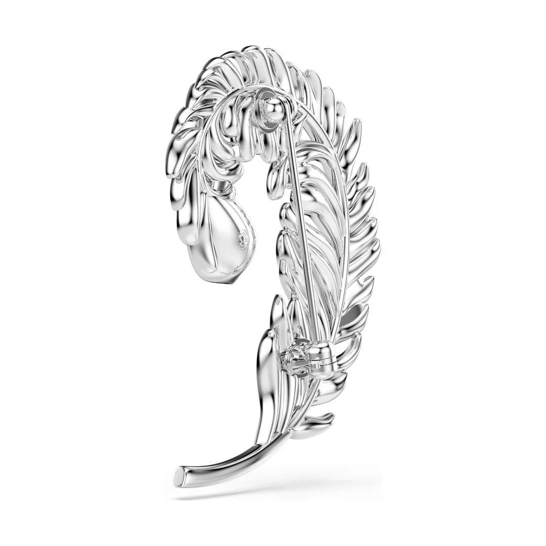 Swarovski Idyllia rintakoru, vaalea metalli ja kirkkaat kristallit 5747549 - Image 4