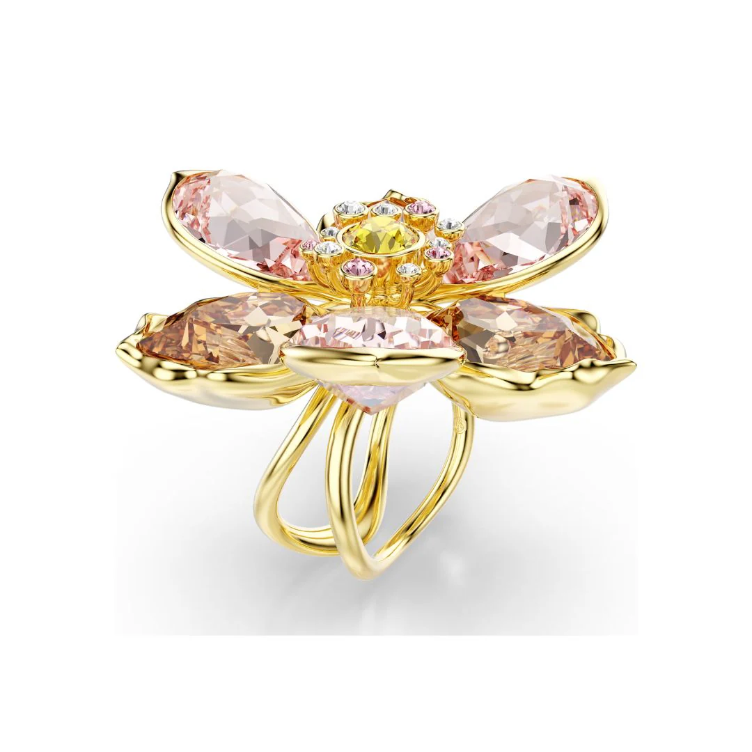 Swarovski Idyllia sormus, keltakullanvärinen ja eri väriset kristallit - Image 2