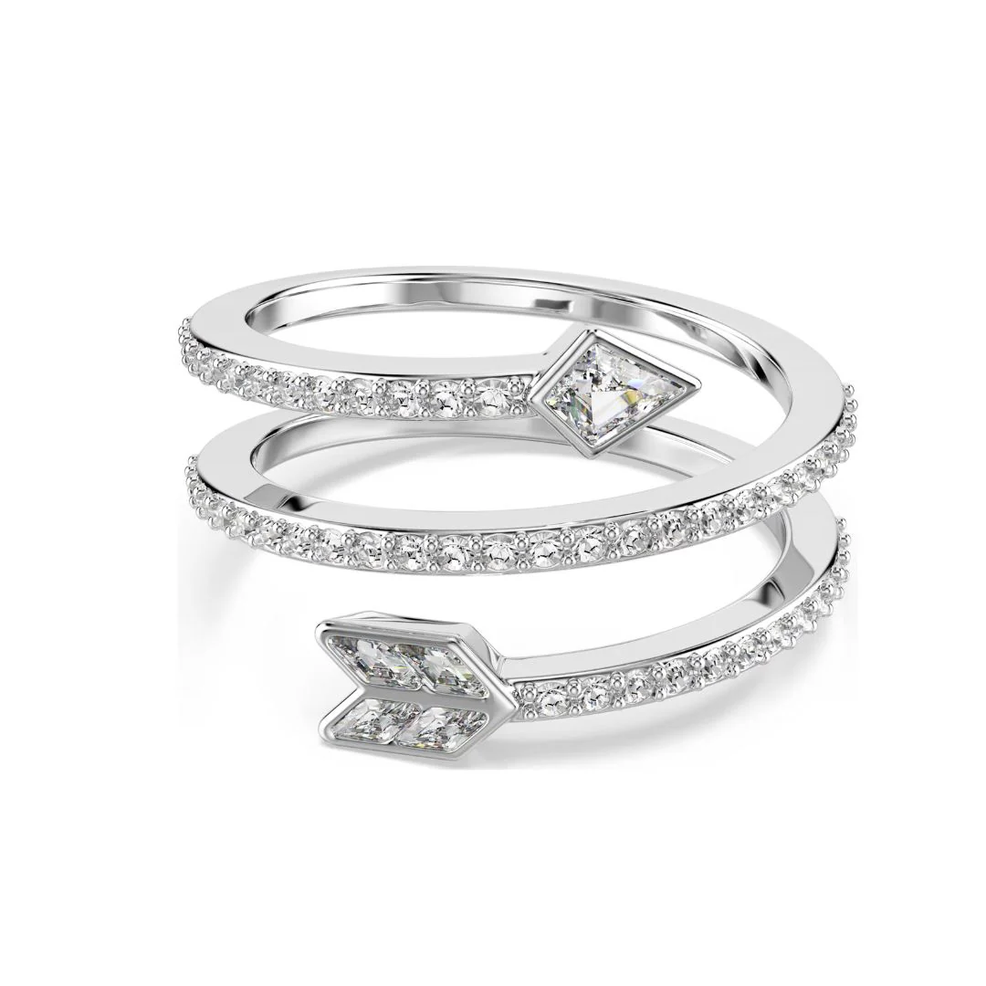 Swarovski Idyllia sormus, kirkkaat kristallit ja zirkonit