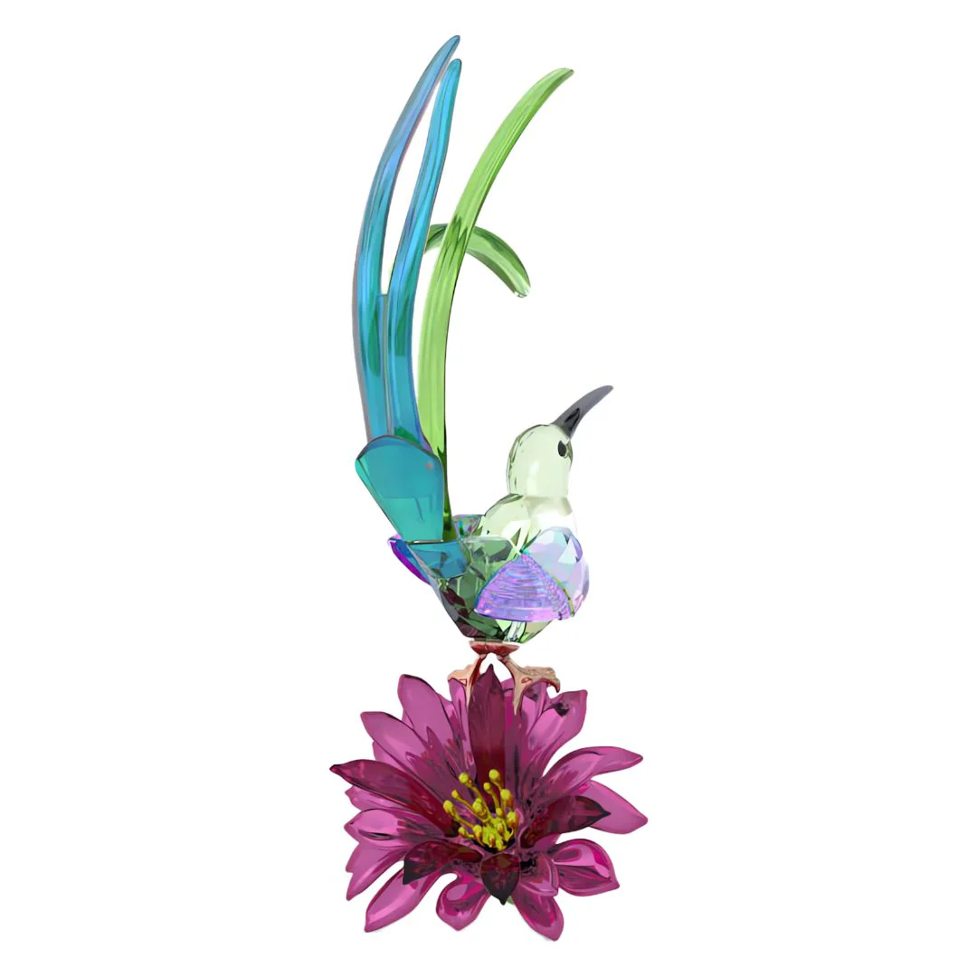 Swarovski Idyllia Sugarbird and Cactus Flower -kristallikoriste 5675166 - Image 4