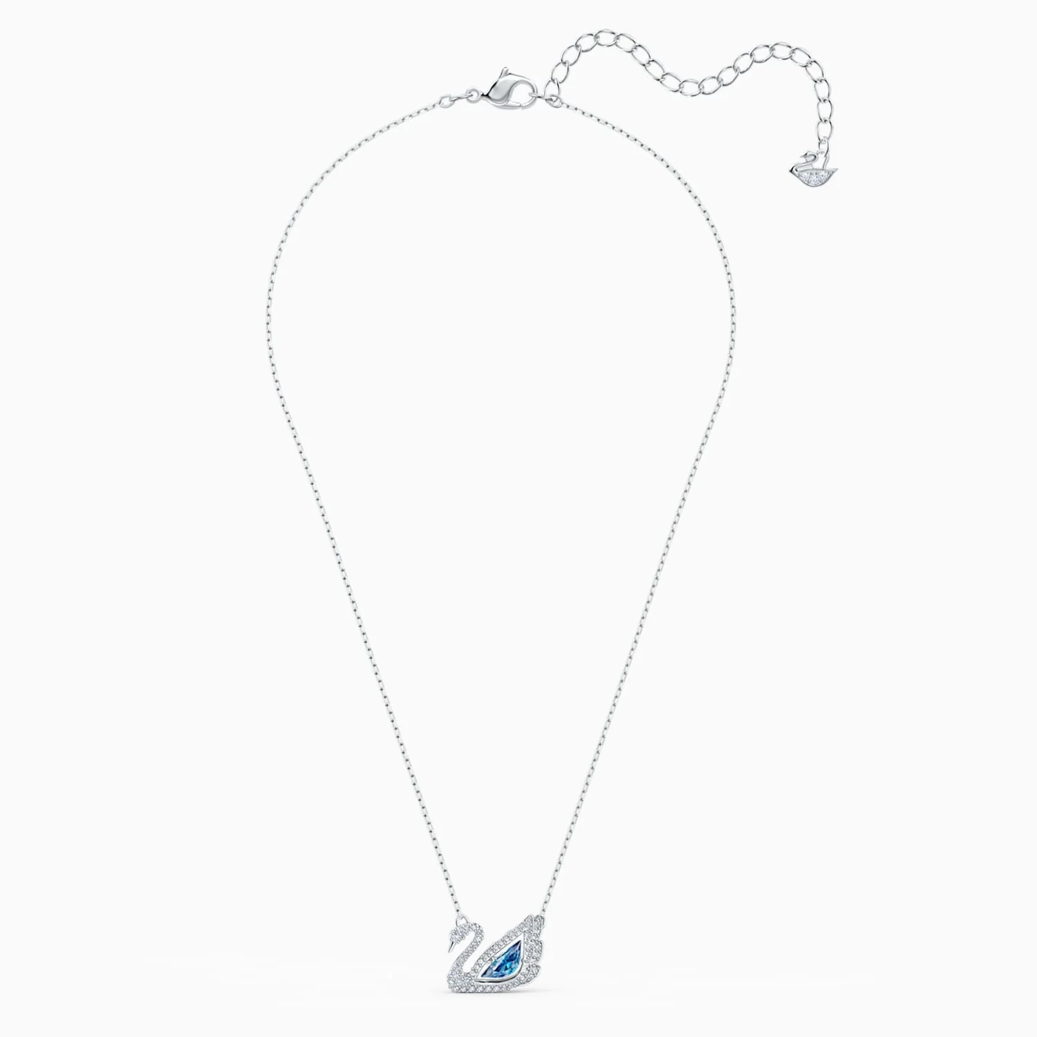 Swarovski Dancing Swan joutsen kristalliriipus sinisellä kristallilla, 5533397 - Image 3