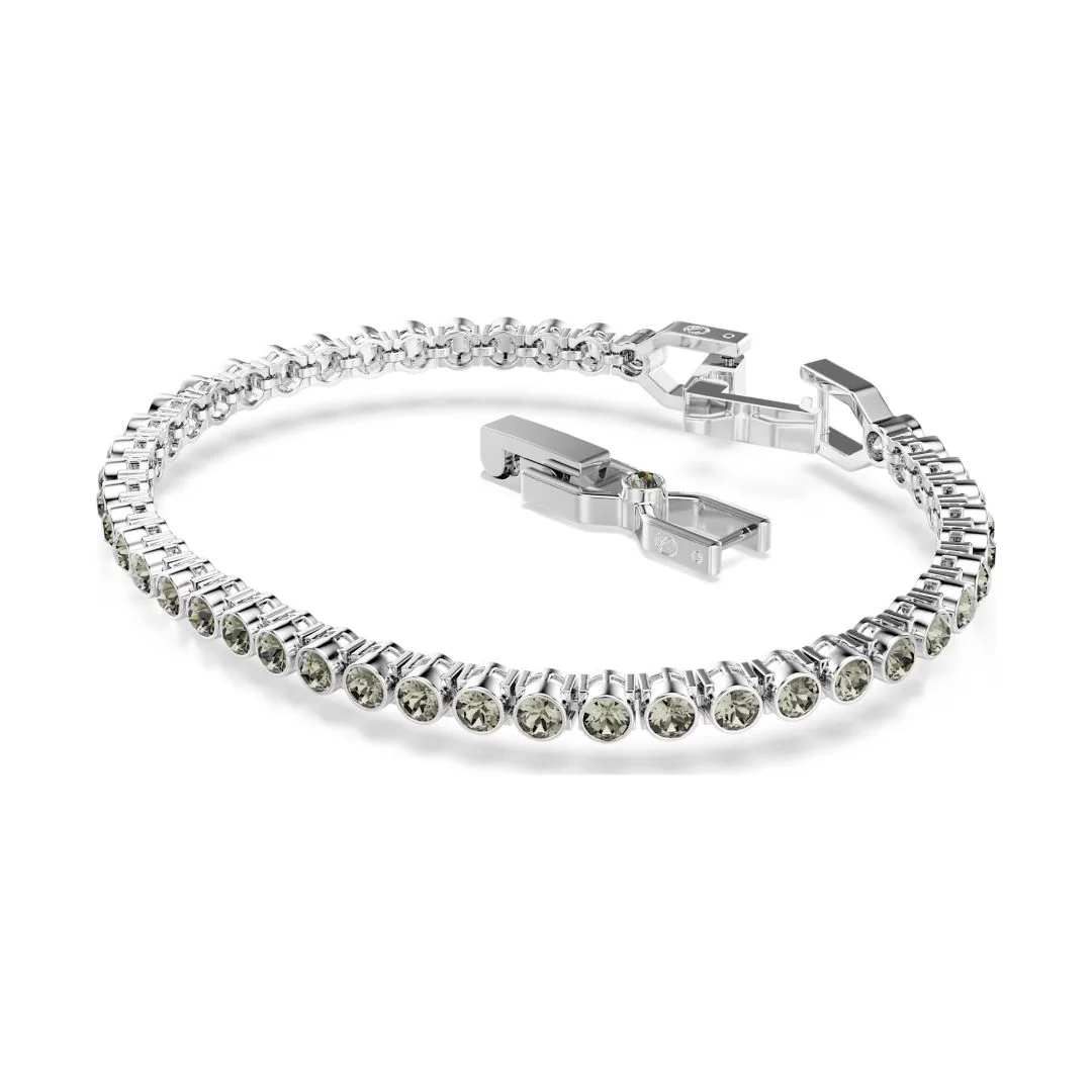 Swarovski Imber Emily Tennis rannekoru, vaalea metalli ja harmaat kristallit, 5734238 - Image 4