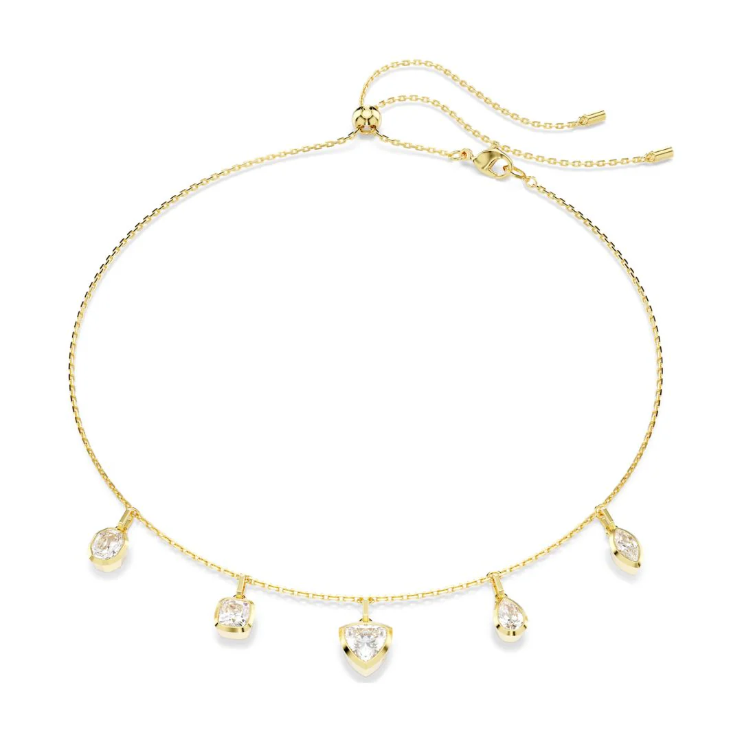 Swarovski Imber kaulakoru, keltakullanväri ja kirkkaat kristallit, 5705463