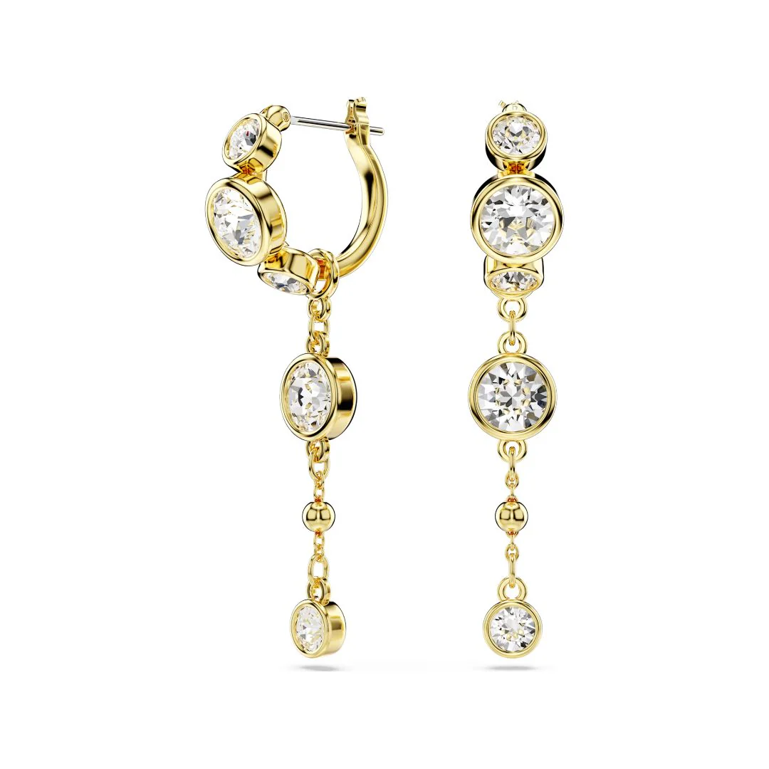 Swarovski Imber korvakorut, keltakullattu ja kirkkaat kristallit, 5680097