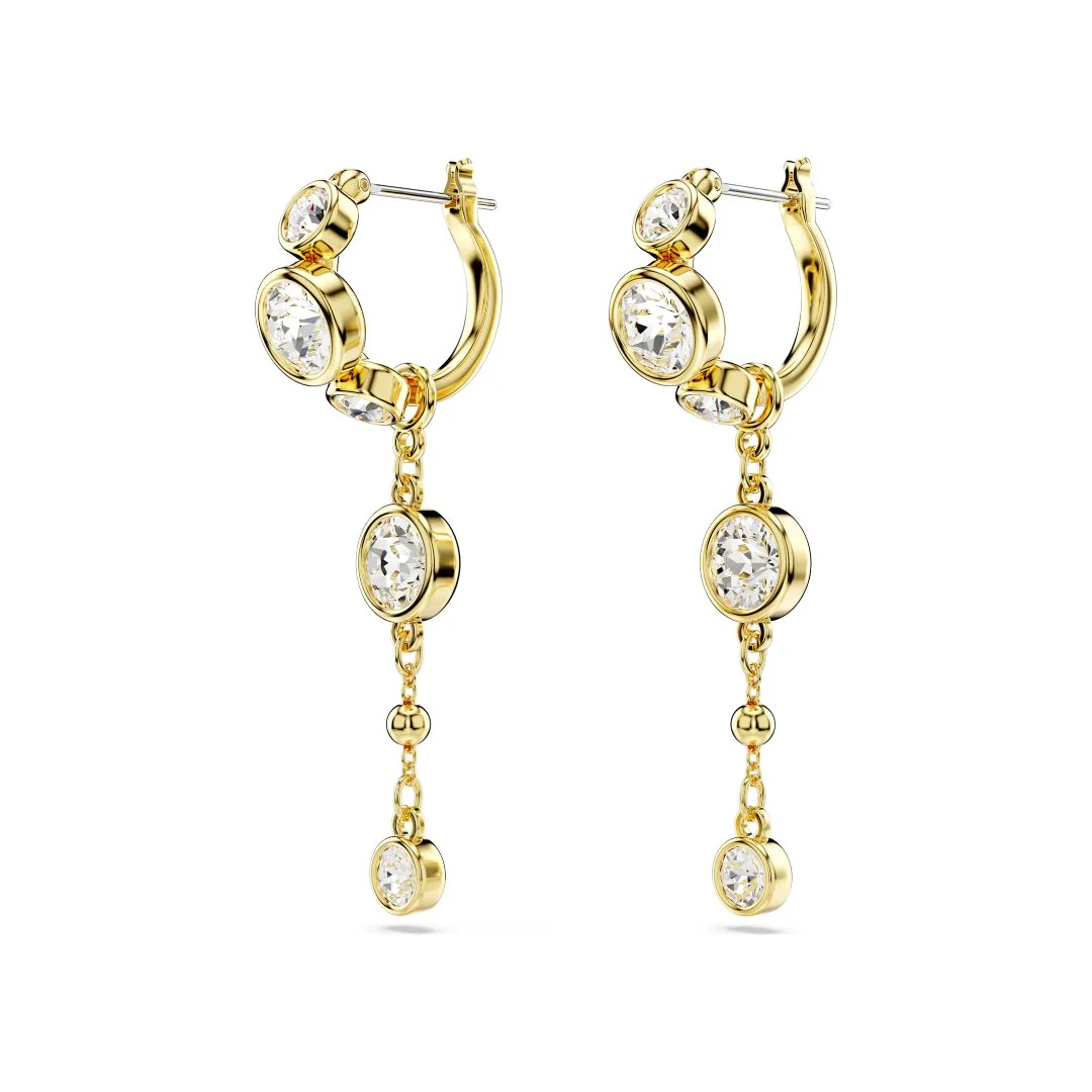 Swarovski Imber korvakorut, keltakullattu ja kirkkaat kristallit, 5680097 - Image 3