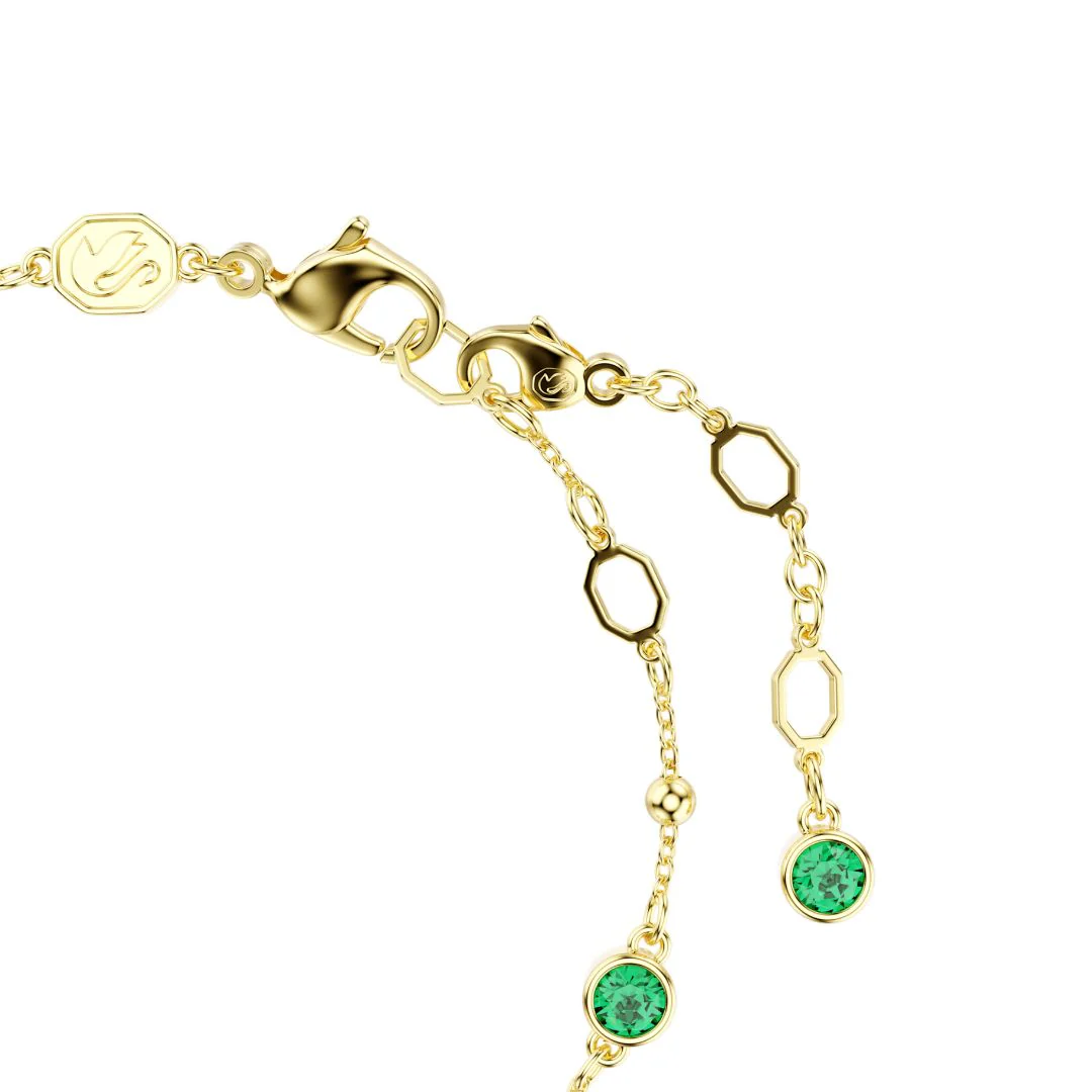 Swarovski Imber rannekoru, keltakullanväri ja vihreät kristallit, 5730676 - Image 4