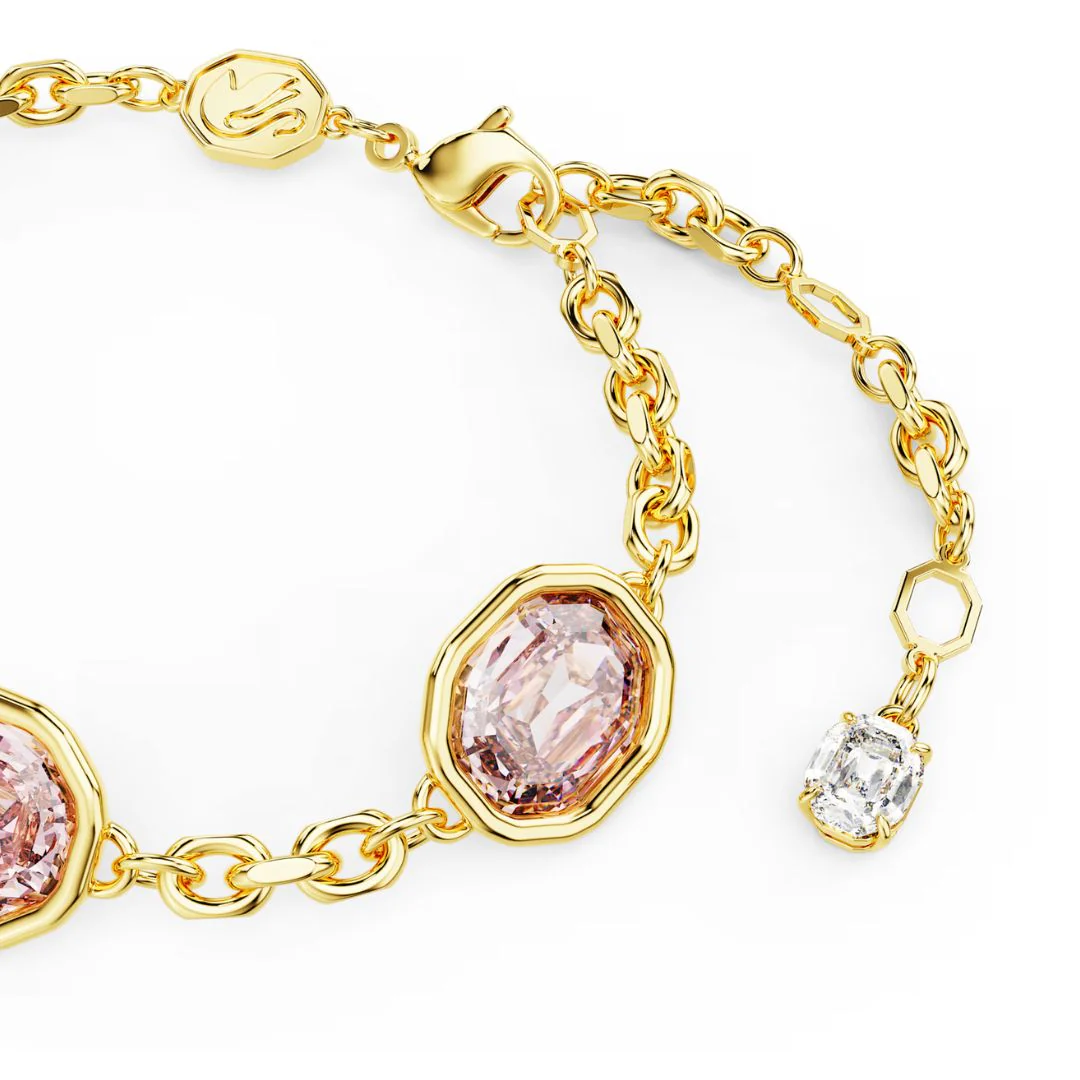 Swarovski Imber rannekoru, keltakullanväri ja vaaleanpunaiset kristallit, 5684537 - Image 4