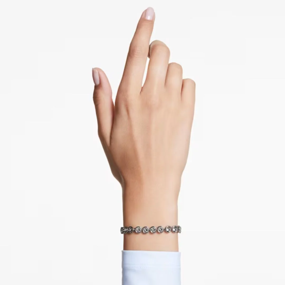 Swarovski Imber rannekoru, tumma metalli ja mustat kristallit, 5682592 - Image 2