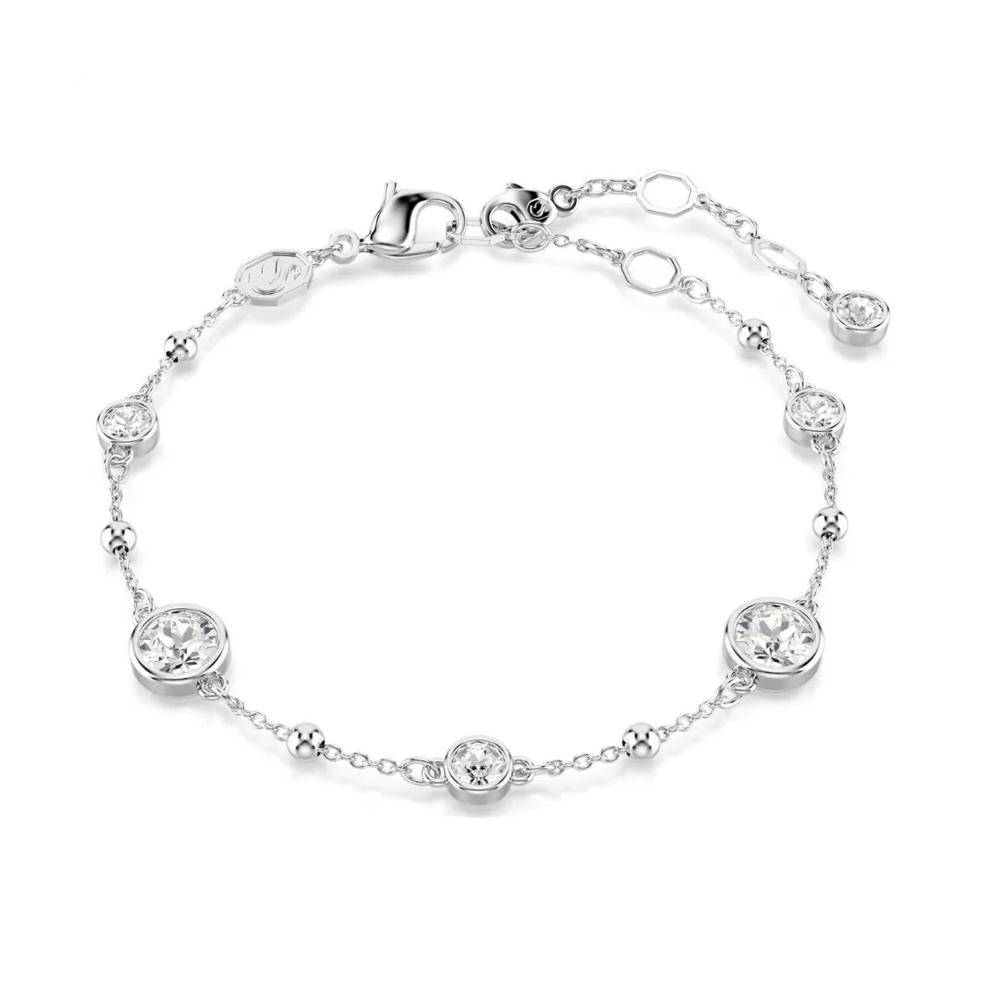 Swarovski Imber rannekoru, vaalea metalli ja kirkkaat kristallit, 5696079
