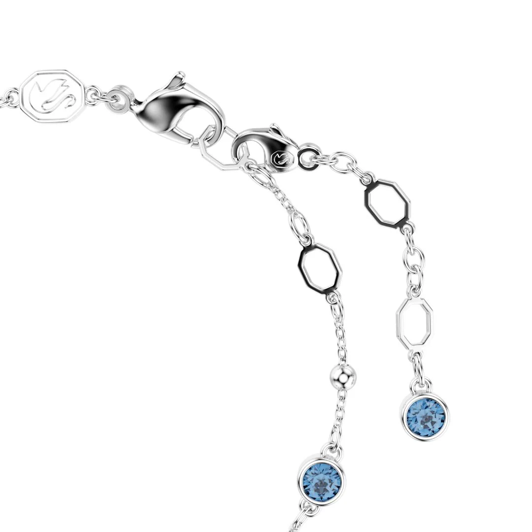 Swarovski Imber rannekoru, vaalea metalli ja siniset kristallit, 5730679 - Image 5
