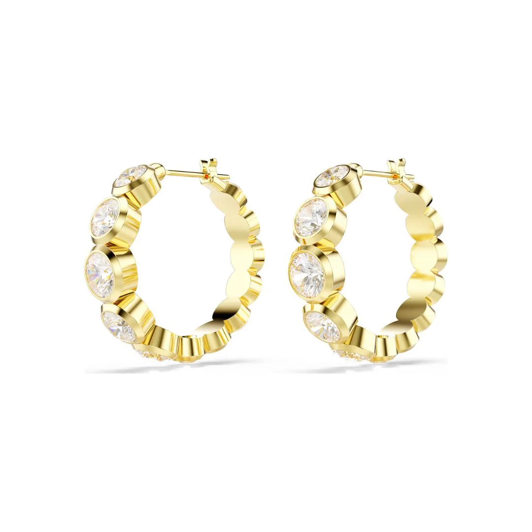 Swarovski Imber rengaskorvakorut, keltakullanväri ja kirkkaat kristallit, 5711483 - Image 3